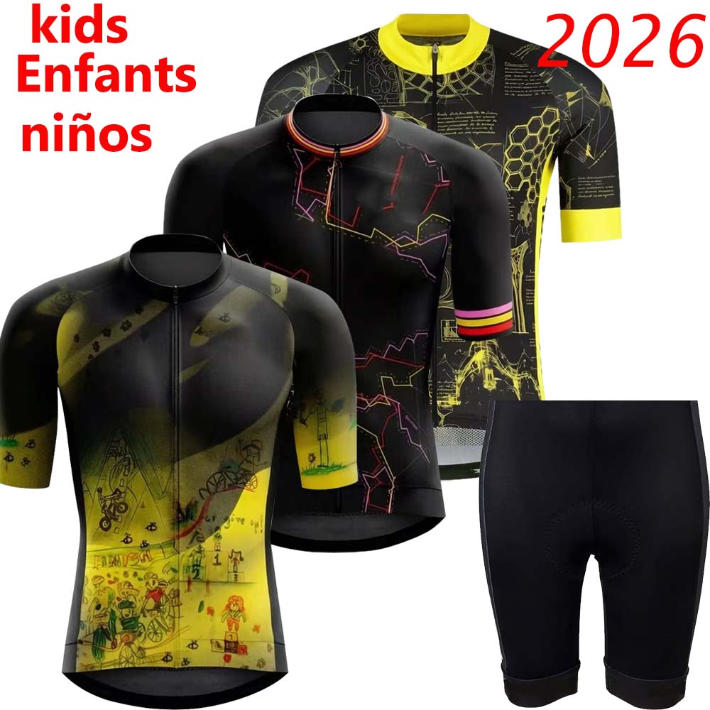 Cycling Protective Gear Kids - Ensemble de maillots de cyclisme pour