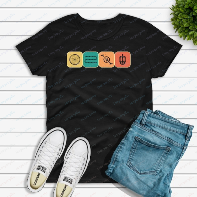 Vintage Cycling Gear - T-shirt de cyclisme pour hommes et