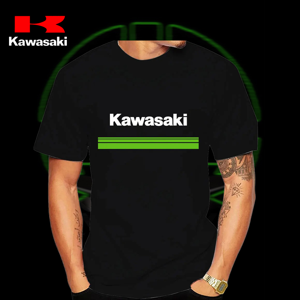 Cycling Jersey - T-shirt moto Kawasaki très populaire –