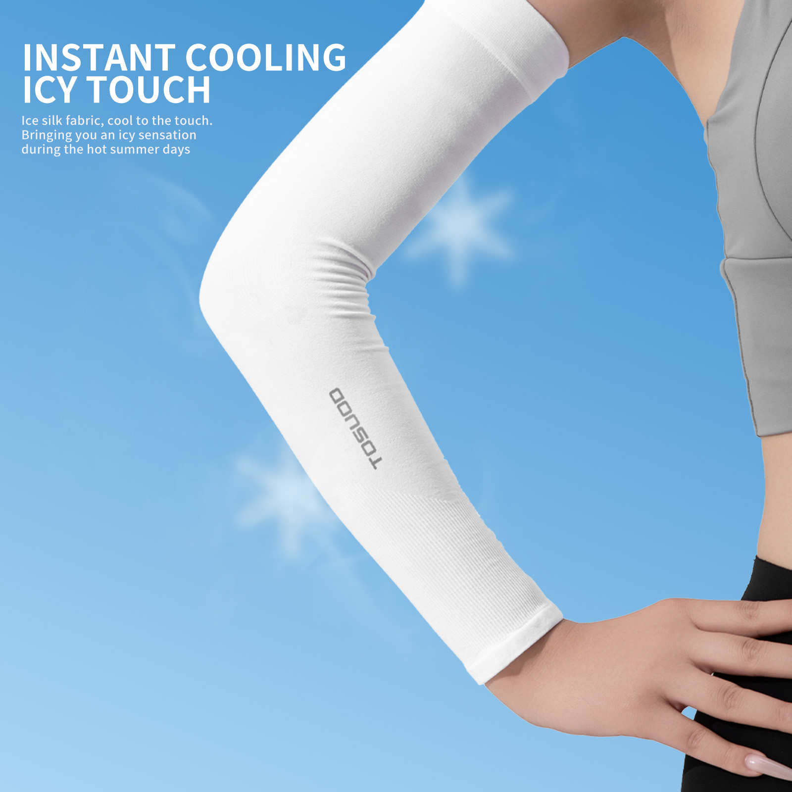 Manches de vélo TOSUOD en soie - Cycling Arm Warmers avis et prix