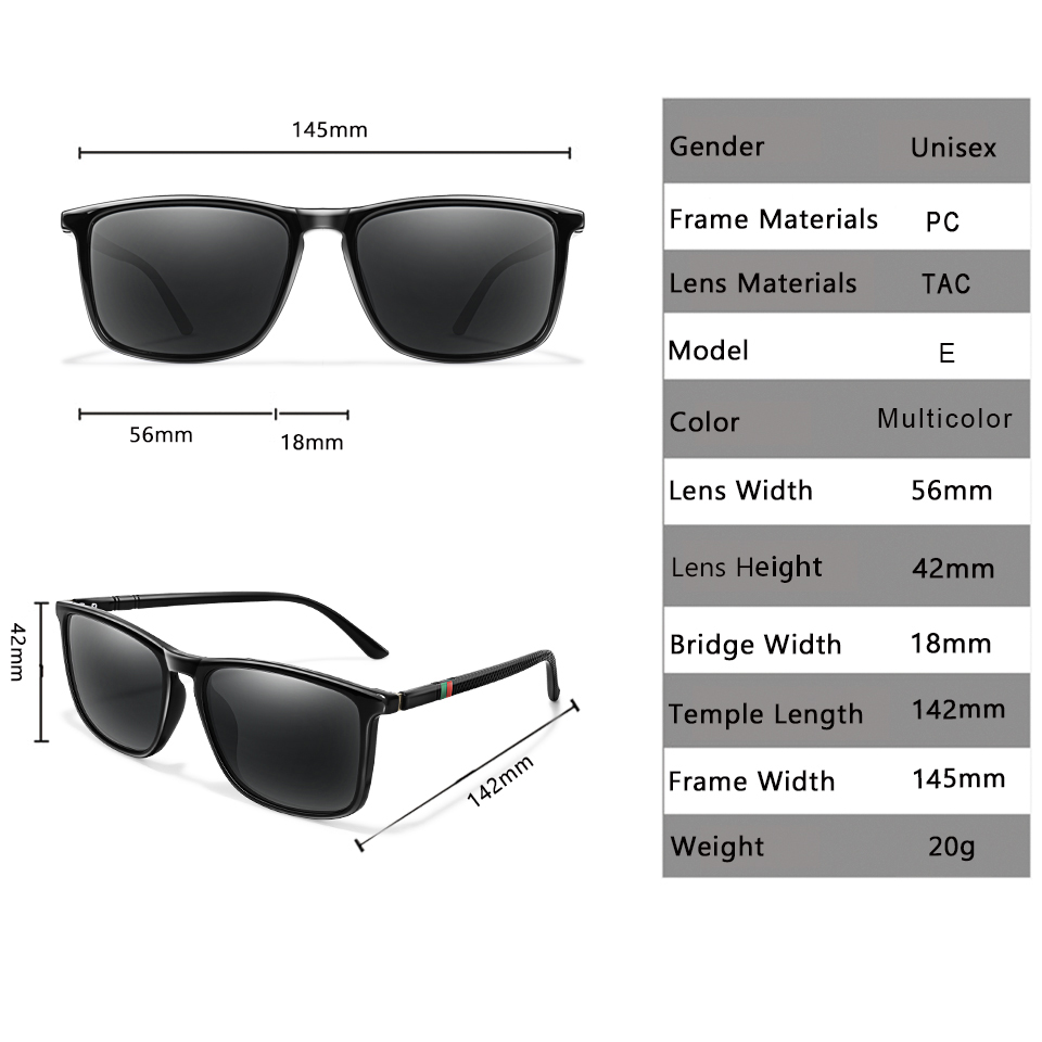 Lunettes de soleil carrées pol - Vintage Cycling Gear avis et prix